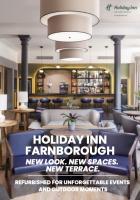 The newly refurbished Holiday Inn, Farnborough